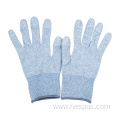 Hespax 13G Polyester DMF-Free PU Electrical Esd Gloves